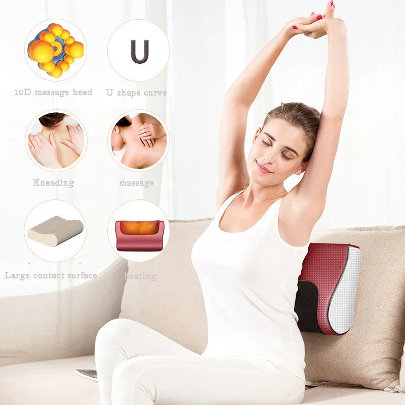 Lush™ Red Pillow Massager – جهاز تدليك الوسادة الحمراء