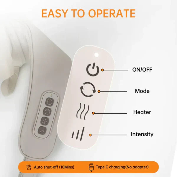 Lush™ Kneading Massager (Shoulder and Neck) – مدلك عجن للكتف والرقبة