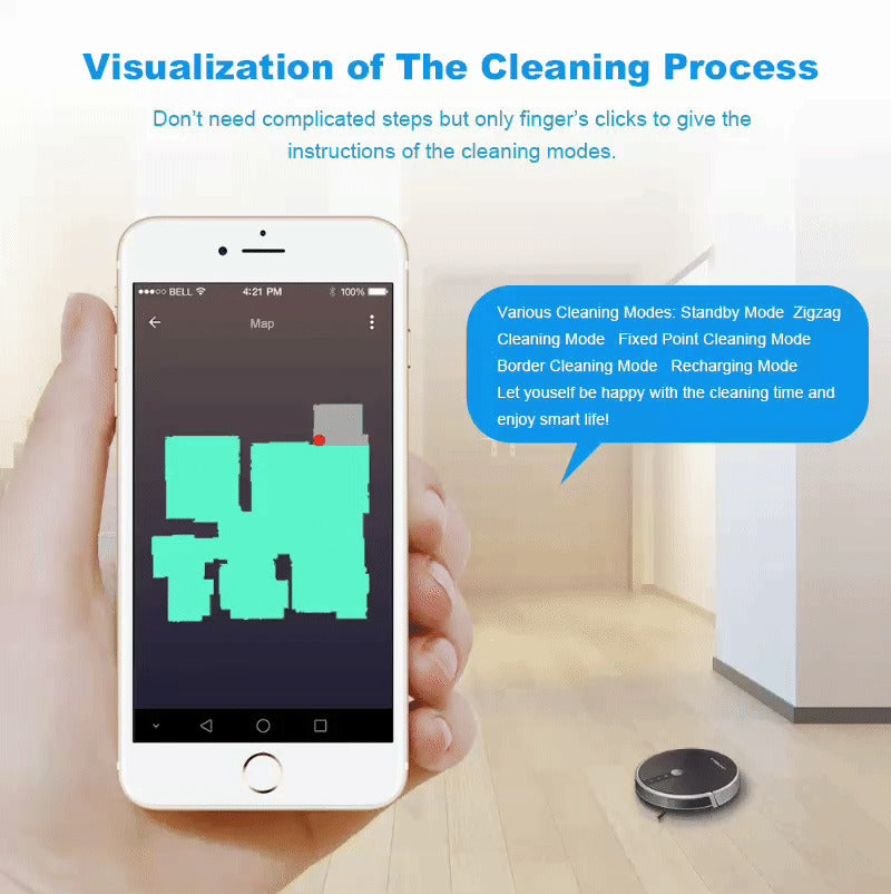Lush™Smart Robotic Vacuum Cleaner