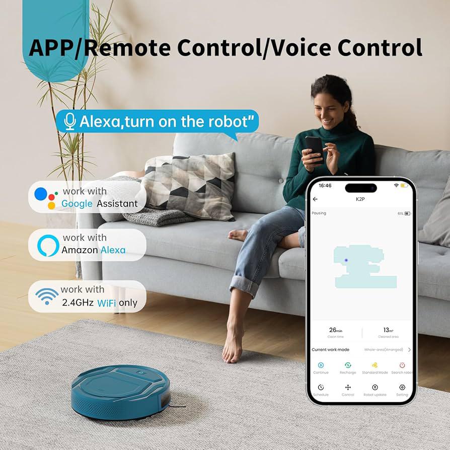 Lush™Smart Robotic Vacuum Cleaner