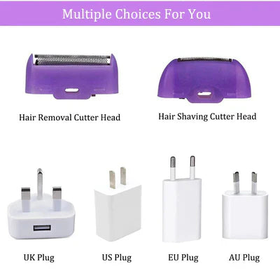 Lush™Purple Epilator – آلة إزالة الشعر البنفسجية