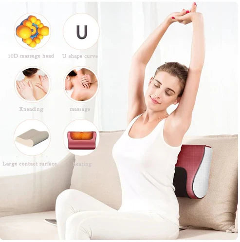 Lush™ Red Pillow Massager – جهاز تدليك الوسادة الحمراء