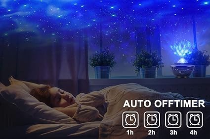 Lush™ Galaxy Ocean Light Projector – بروجكتر ضوء المجرة والمحيط