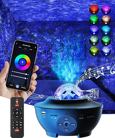 Lush™ Galaxy Ocean Light Projector – بروجكتر ضوء المجرة والمحيط