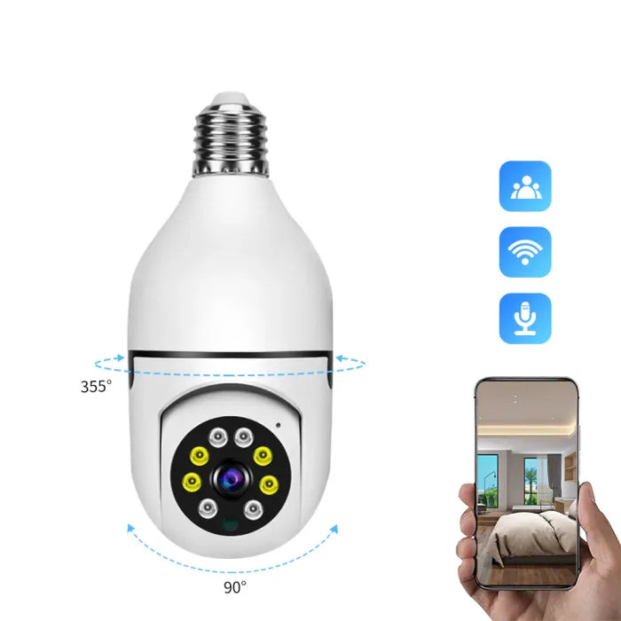 Lush™ Night Vision Wireless Bulb Camera