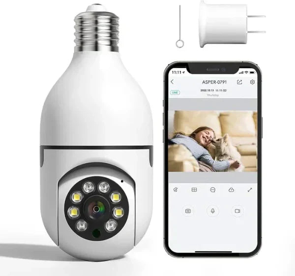 Lush™ Night Vision Wireless Bulb Camera