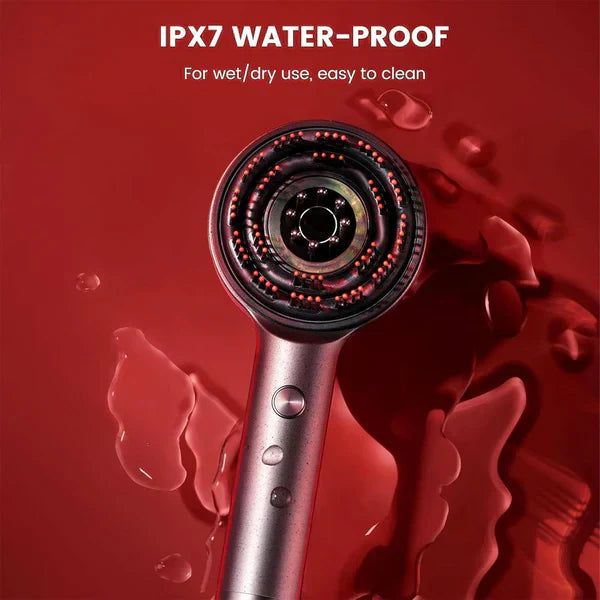 Lush™ Scalp Massager Brush (Red) – فرشاة تدليك فروة الرأس (حمراء)